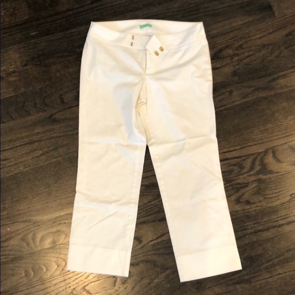Lilly Pulitzer white pants. Size 2.